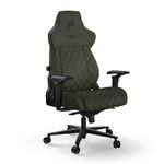 CORSAIR TC500 Luxe Gaming Chair – Premium Breathable Fabric – Wide Seat – Five-Way Adjustable Armrests – Adjustable Built-in Lumbar Support – 90-135 Degree Recline – Sherwood
