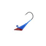 Temorah Shad Darts Jig Heads (1/4 OZ 50PCS, Red/Blue)