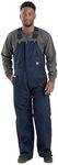 Berne Men's Heritage Twill Insulated Bib Overall, X-Large Regular, Navy