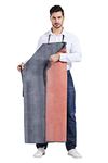 Nanxson Mens Thick Rubber Waterproof Oil Resistance Industrial Workshop Protective Working Apron CF3024