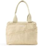 Studio Bag: Art Supply Storage Organizer & Pottery Tool Bag, Washable Craft Tote, Knitting Yarn Bag, Crochet Project Bag, 30 Pockets, 15+ Canvas Colors, Artist Bag for Adults (Boho Beige)