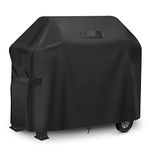 Large Barbecue Cover,BBQ Cover Waterproof 420D Heavy Duty Oxford Fabric Gas BBQ Grill Cover 5+ Burner Rip-Proof,Windproof&Anti-UV for weber,Brinkmann,Char Broil,Holland etc (72 Inch/183 cm)