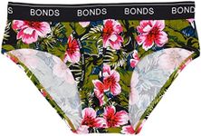 Bonds Men's Underwear Guyfront Brief, Print 0Ua, Medium (MWUC)