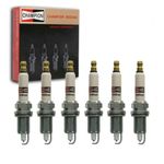 6 pc Champion Iridium Spark Plugs compatible with Jeep Wrangler 4.0L 4.2L L6 1987-2006