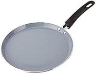 MasterClass MCCPCER24 Eco Induction Crepe / Pancake Pan with Healthier Chemical Non Stick, Aluminium / Iron, Black / Blue, 24 cm