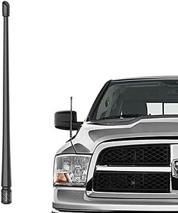 RYDONAIR Antenna Compatible with Dodge Ram 1500 2500 3500 1990-2024 | 13 inches Rubber Antenna Replacement | Designed for Optimized FM/AM Reception