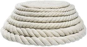 Original Natural Cotton Rope - Choose from 3/4", 11/16", 5/8", 1/2", 3/8", 5/16", 7/32", 3/16" Sizes - Available in 10, 25, 50, 100 Foot Lengths