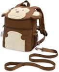 Travel Bug Toddler Safety Backpack Harness with Removable Tether (Monkey)