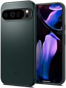 SPIGEN Thin Fit for Google Pixel 9 Pro XL Case, Airbag-Like Corners Air Cushion Bumper Protective, Exact Fit Ultra Slim Hybrid PC & TPU Structure, Raised Edge Hard Cover - Abyss Green