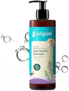 Pilgrim Spanish Rosemary & Biotin Anti Hairfall Shampoo for Reducing Hair Loss & Breakage 400ml | Rosemary shampoo for hair growth | Upto 95% stronger hairs | For all hair types | For Men & Women