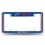 Rico Industries NFL Buffalo Bills Alternate 12" x 6" Chrome All Over Automotive License Plate Frame for Car/Truck/SUV