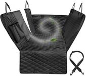 WapaW Car Seat Cover for Back Seat, Dog Hammock With Mesh Window and Side Flap, Non-Slip Waterproof Bed Cover, Pets Seat Protector for Cars, Trucks, SUVs
