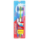 Colgate Extra Clean Toothbrush, Soft, 3 Count, Multi Color (55005)