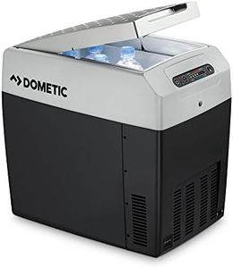 DOMETIC Tropicool TCX 21 Portable Thermoelectric Cool Box, 20 Litre Mini Fridge 12 V / 230 V, Grey