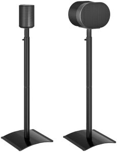 Mounting Dream Speaker Stands for Sonos Era 100, One, Era 300, Height Adjustable Up to 42", Set of 2 Surround Sound Speaker Stand with Cable Management, 13.2 LBS Loading MD5418