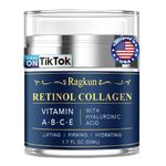 Ragkun Face Moisturizer Retinol Cream - Neck Collagen Cream for Tightening and Firming - Anti Aging Day & Night Facial Moisturizer for Women & Men, Tighten and Lift Wrinkle Cream - 1.7 Fl Oz