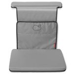 Skip Hop Baby Bath All-in-One Elbow Saver and Kneeler, Moby, Grey