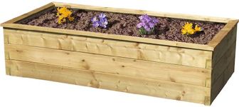 Zest4Leisure Sleeper Raised Bed - FSC Certified Pressure Treated Wood