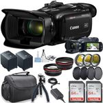 Canon Vixia HF G70 UHD 4K Camcorder w/ 2pc 64GB Memory Cards + Filter Kits + Extra Battery & More