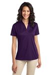 Port Authority Women's Wicking Performance Polo Shirt Bright Purple