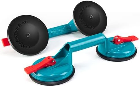 Ventouses en Aluminium Supportant une Charge de 150 kg,2 x Ventouses pour Verre, Ventouses pour Verre, Ventouses de Levage, pour Soulever des Objets Lisses et Lourds, des Tuiles, du Verre