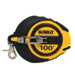 DEWALT Tape Measure, Closed Case, 100-Foot (DWHT34036L)