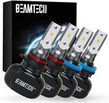 BEAMTECH 9005 H11 Bulbs Combo, S1 S