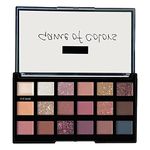 FLiCKA Game Of Colors Makeup Eyeshadow Palette| Matte & Shimmery Finish, Smudge Proof, Crease Proof & Smear Proof| Highly Pigmented & Easy To Blend, 03 On First Thought, 18g