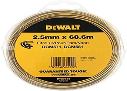 Dewalt DT20652-QZ String Trimmer Line Suits, 68 Meter Length x 2.5 mm Width