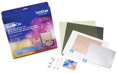 Brother Accessory Set, For Scanncut Diy Cutting Machine, Mat, Tools, Metal Sheets and 50 Embossing Patterns