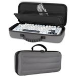 XINGFUDAO 75% Keyboard Case,Hard Carrying EVA Case for Aula F75 75% Wireless Mechanical Keyboard,Compatible with ASUS ROG Azoth 75% Wireless DIY Custom Gaming Keyboard