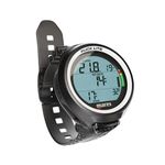 Mares Puck Lite Scuba Diving Computer | Watch-Style One Button Control Underwater Freediving Scuba Diving Computer - White