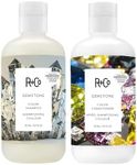 R+Co Gemstone Color Hair Shampoo and Conditioner Set (8.5 Oz) + R+Co Bonus Deluxe Sample (.5 Oz) | Body + Shine + Smoothing for All Hair Types | Vegan + Cruelty-Free |