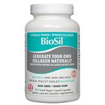 BioSil Liquid Capsules, Vegan Collagen Generator, Non-GMO, 120 Capsules