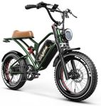 EUYBIKE Electric Bike for Adults, 2000W Peak Motor with Removable 48V 25AH Battery, 20"x4.0" Fat Tires 35MPH Ebike, Dual Hydraulic Disc Brake Full Suspension Electric Bicycle for All-Terrain Off-Road