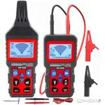 NOYAFA NF-826 Underground Cable Locator Wire Tracker, Wall and Underground Pipeline Wire Detector, Advanced Circuit Breaker Finder for Dog Fence Cables Irrigation, Wall and Underground Cables, NCV