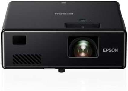 Epson EF-11 3LCD, Full HD 1080p, 1000 Lumens, 150 Inch Display, HDMI 1.4, Miracast, Gaming & Home Cinema Laser Projector - Black