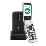 Doro 6820 4G Unlocked Flip Mobile Phone for Seniors with Talking Number Keys, 2MP Camera, Assistance Button and Charging Cradle [UK and Irish Version]