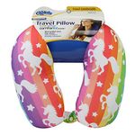 Cloudz Patterned Microbead Travel Neck Pillows - Unicorn