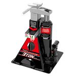 Powerbuilt Bottle Jack and Jack Stands in One,Black, 6000 Pound All-in-One Car Lift, Heavy Duty Vehicle Unijack, 640912, 3 Ton