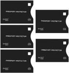 5 RFID Blocking Sleeves, Passport Protectors, Identity Theft Protection Sleeve Set for Men & Women, with Marking Box