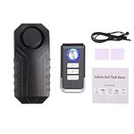 Mengshen Upgraded Anti Theft Bicycle Alarm with Remote, 113db Loud Waterproof Burglar Alarm with Volume and Sensitivity Adjustment for Bike, Motorcycle, Scooter, Car, Trailer