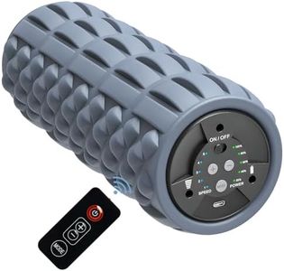 KINGFIT VF2 Vibrating Foam Roller 5 Speed Electric Remote Control Foam Roller Physical Deep Tissue Massage Exercise Recovery Muscle