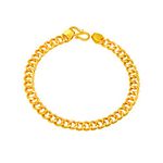 Joyalukkas 22k (916) Yellow Gold Charm Bracelet For Men (gold)