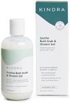 Kindra Soothe Soak - Hydrating Vulva Feminine Wash - pH Balance Intimate Cleanser for Itchy Dry Sensitive Skin - Fragrance-Free, GYN Tested, Doctor Recommended (8 Fl oz)