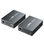 PW-DT252K HDMI KVM USB Extender 492ft/150m Transmission over Single Cat5e/6/7 HD 1080P Support TCP/IP and Loop out Function