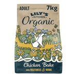 Lily’s Kitchen Made with Natural Ingredients Adult Dry Dog Food Organic Chicken Bake Balanced Nutrition 7kg