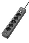 APC Essential SurgeArrest 5 Outlet 2 USB Ports Black 230V, W126825567 (Outlet 2 USB Ports Black 230V)