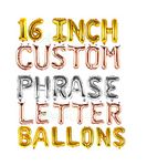 Almoda Creations Foil Balloons For Party Decoration-Choose Alphabets/Numbers & Make Your Own Custom Phrase For Party With Foil Letters & Numbers- (5 Pcs Letters Of My Choice In 'silver' Color)