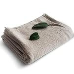 Pure 100% Linen Bath Towel - Stone-